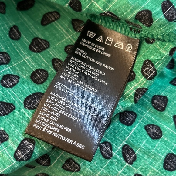 Urban Outfitters Teal and Black Spotted Mini Dress S - Picture 11 of 11